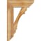 Ekena Millwork Olympic Slat Rough Sawn Bracket w/ Offset Brace, Western Red Cedar, 8"W x 24"D x 36"H BKT0806X24X36OLY06RWR - alternate 2